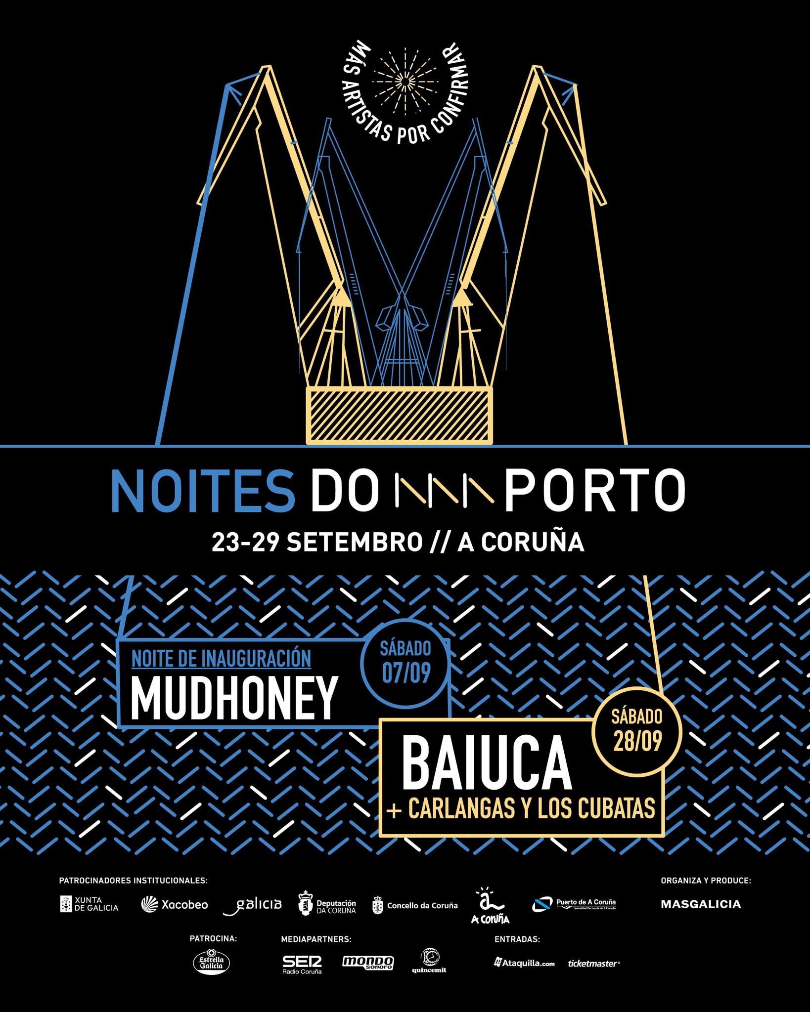 Cartel hasta el momento de Noites do Porto 2024