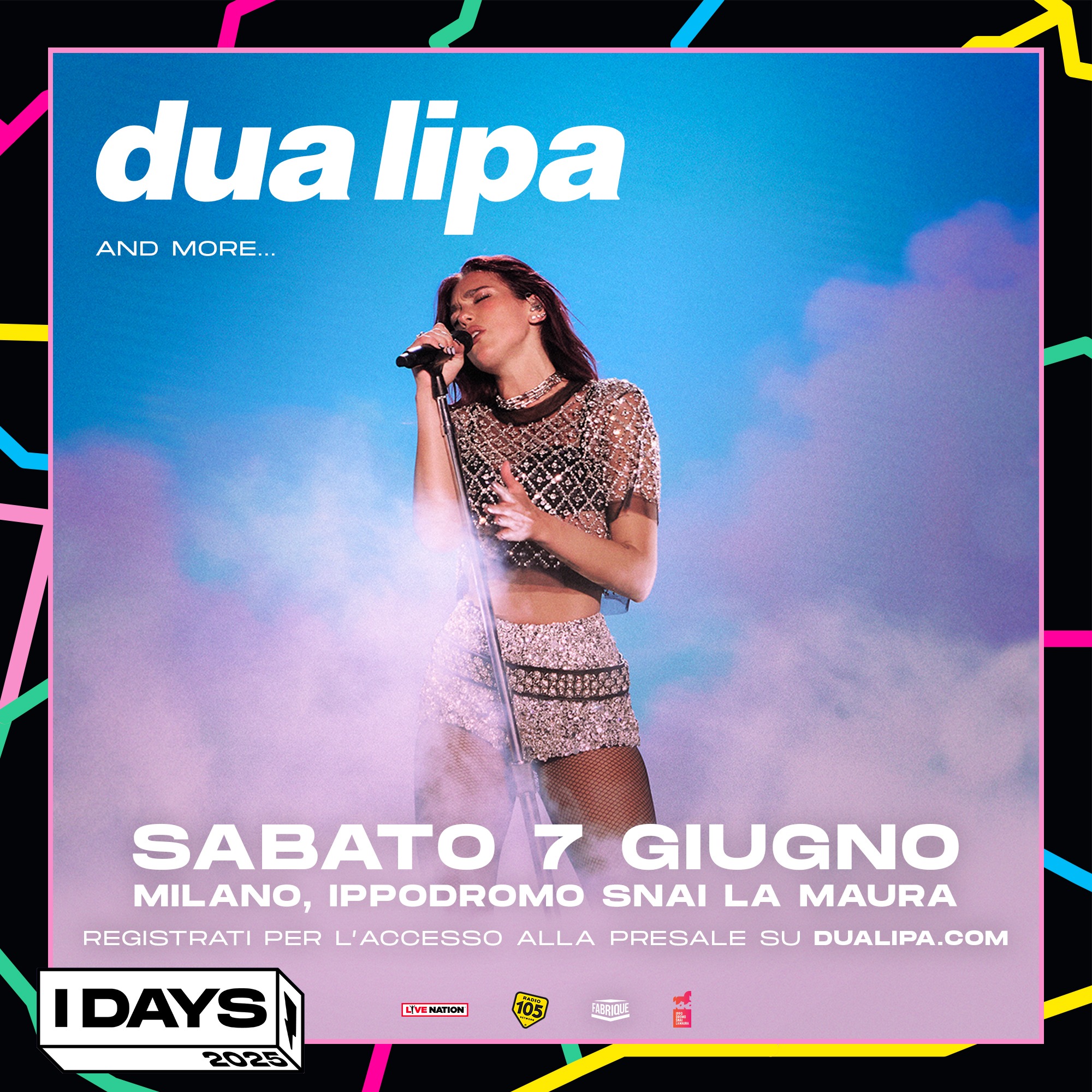 Dua Lipa, al I-Days 2025