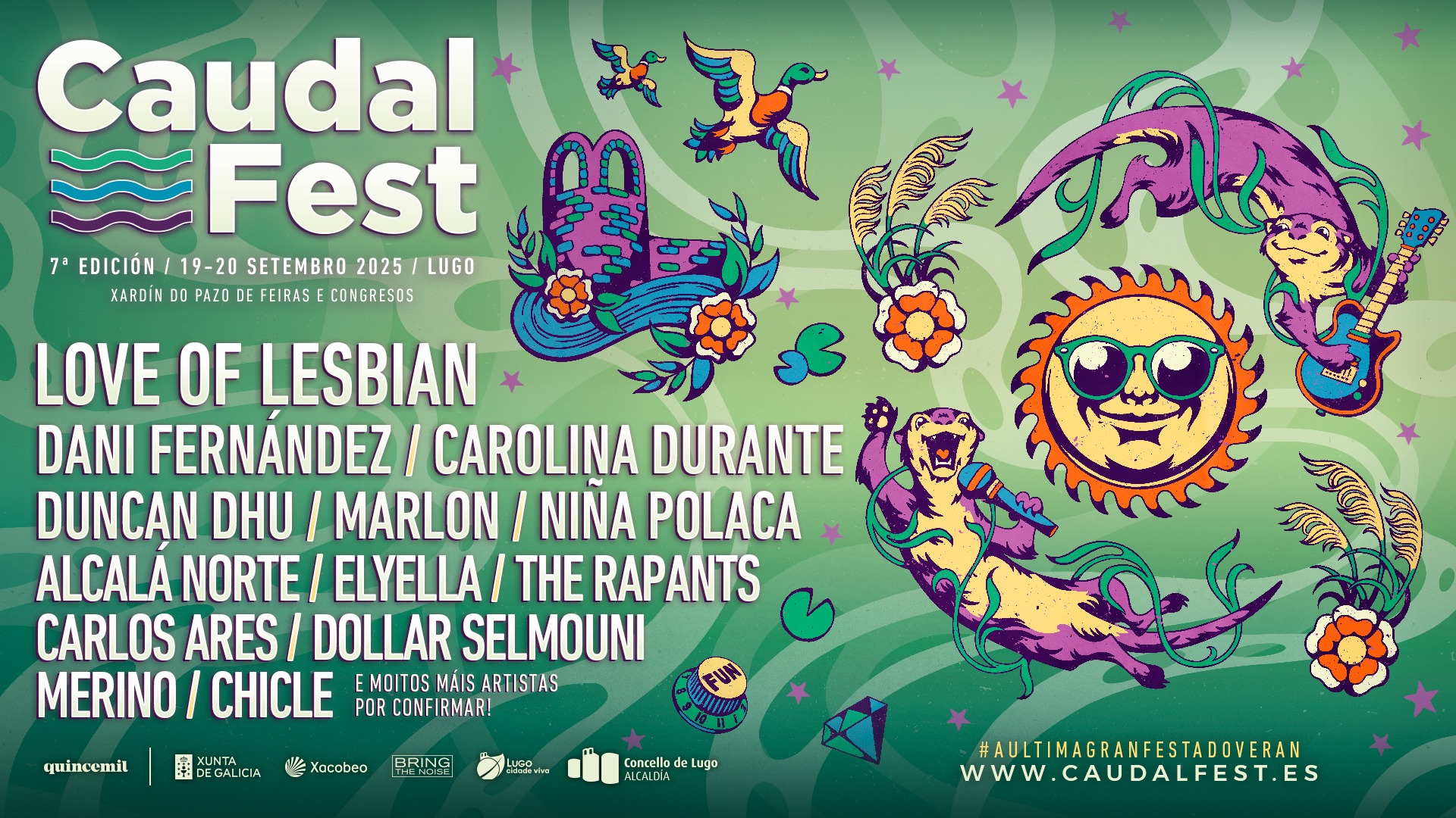 Primeras confirmaciones del Caudal Fest 2025