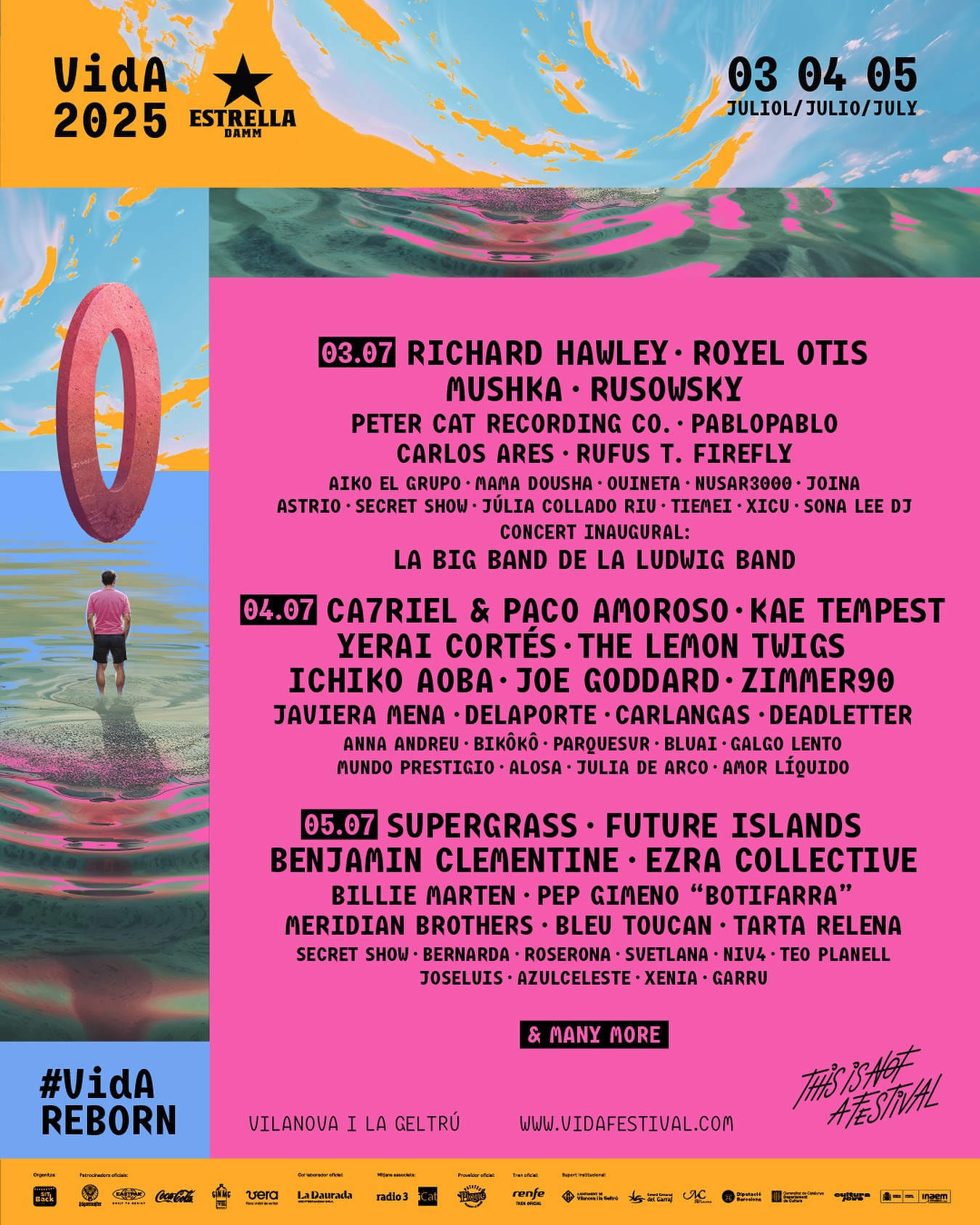 Cartel completo del Vida Festival 2025