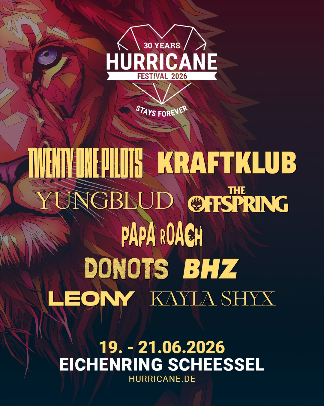 Primeras confirmaciones de Hurricane y Southside Festival 2026