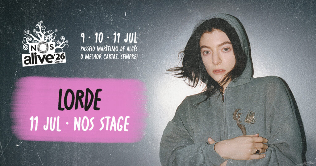 Lorde, al NOS Alive 2026