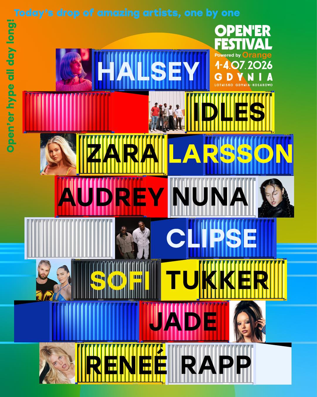 Nuevas confirmaciones del Open'er 2026