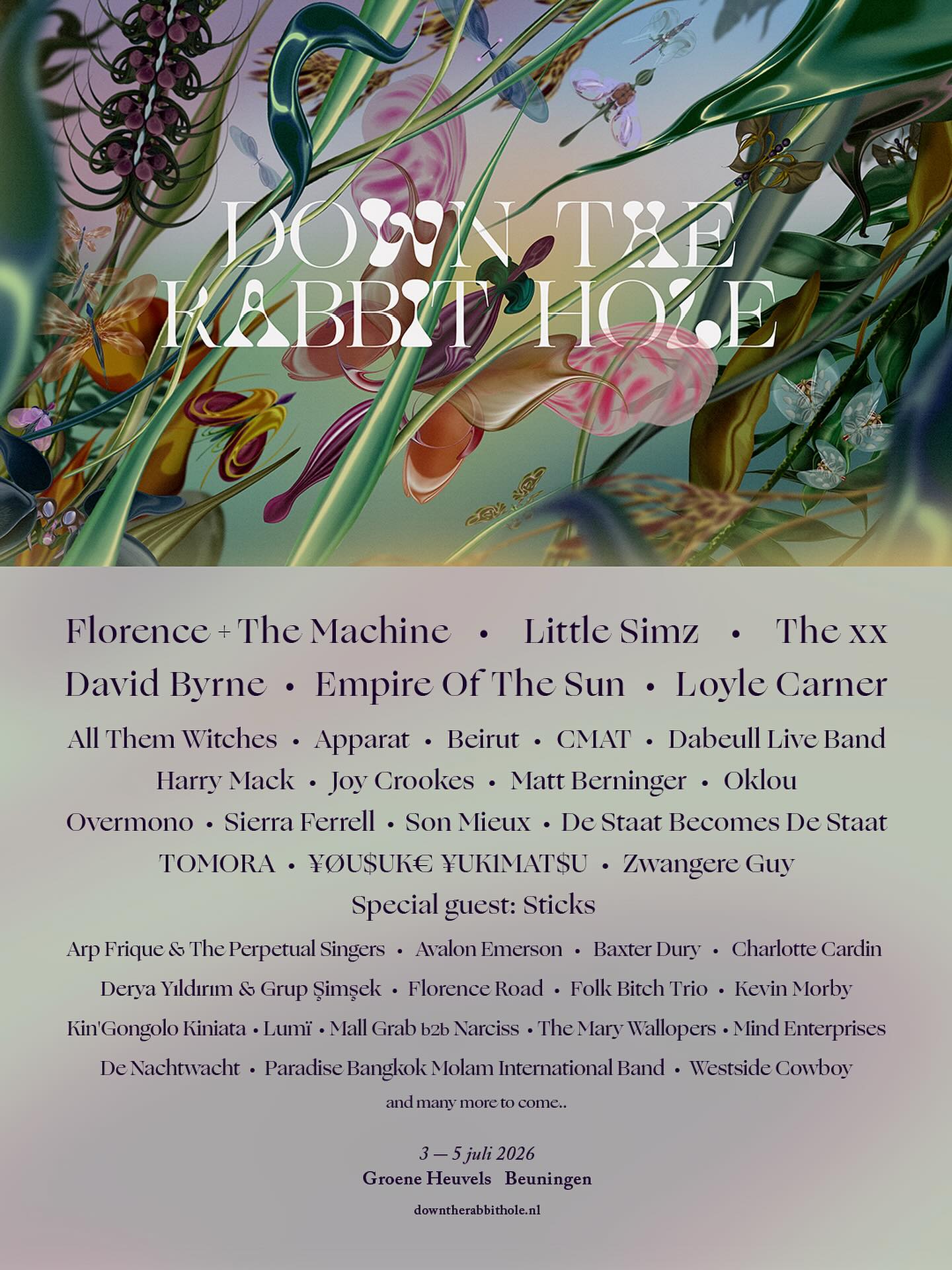 Primer avance del Down The Rabbit Hole 2026