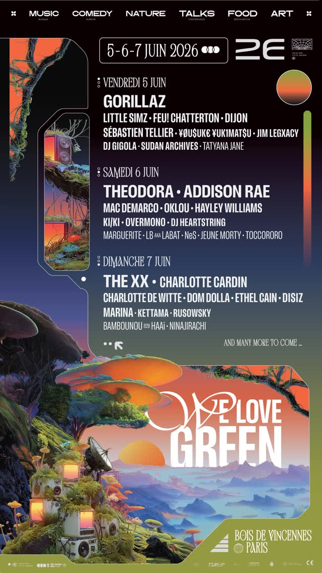 Primeras confirmaciones del We Love Green 2026