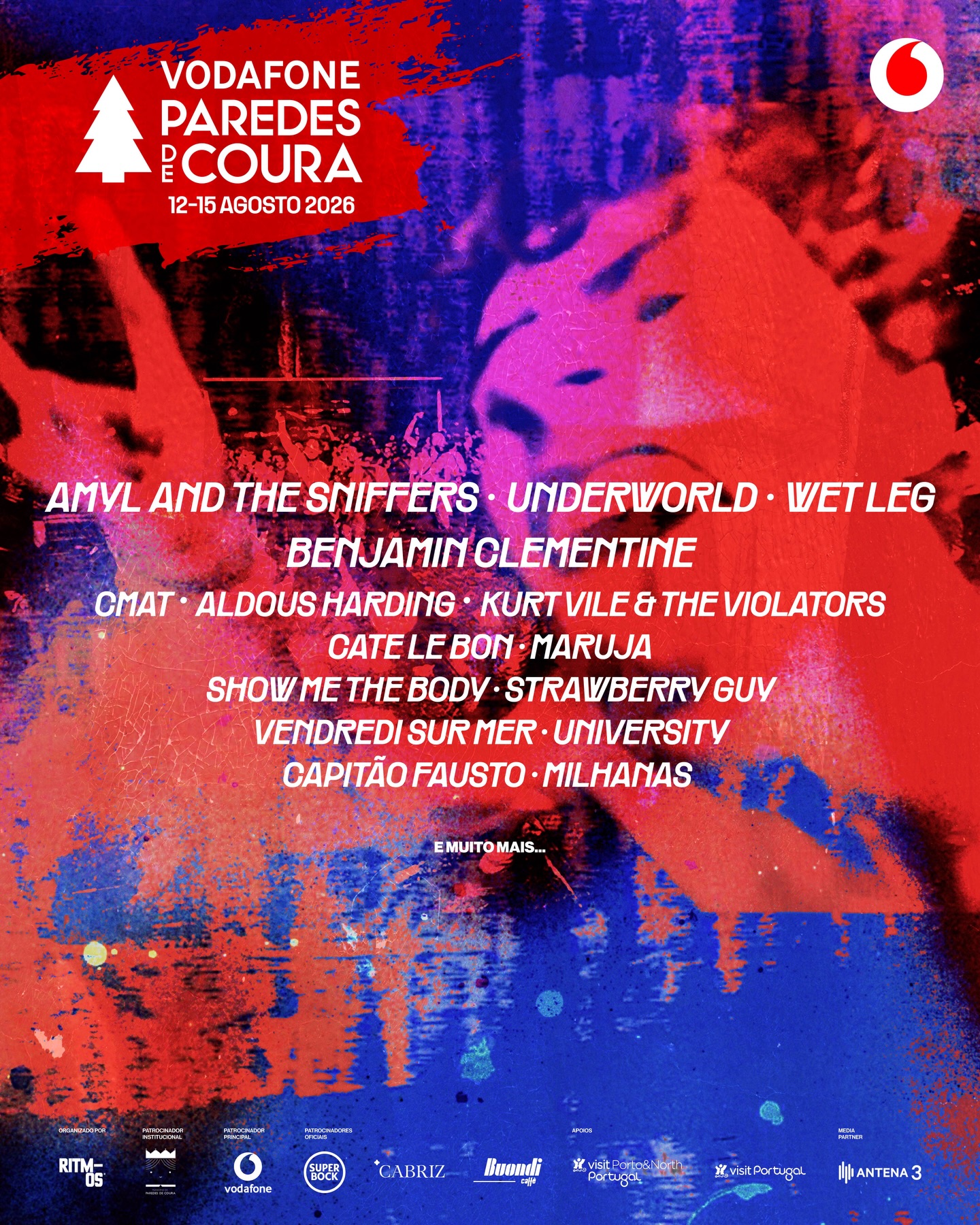 Cartel hasta el momento del Paredes de Coura 2026