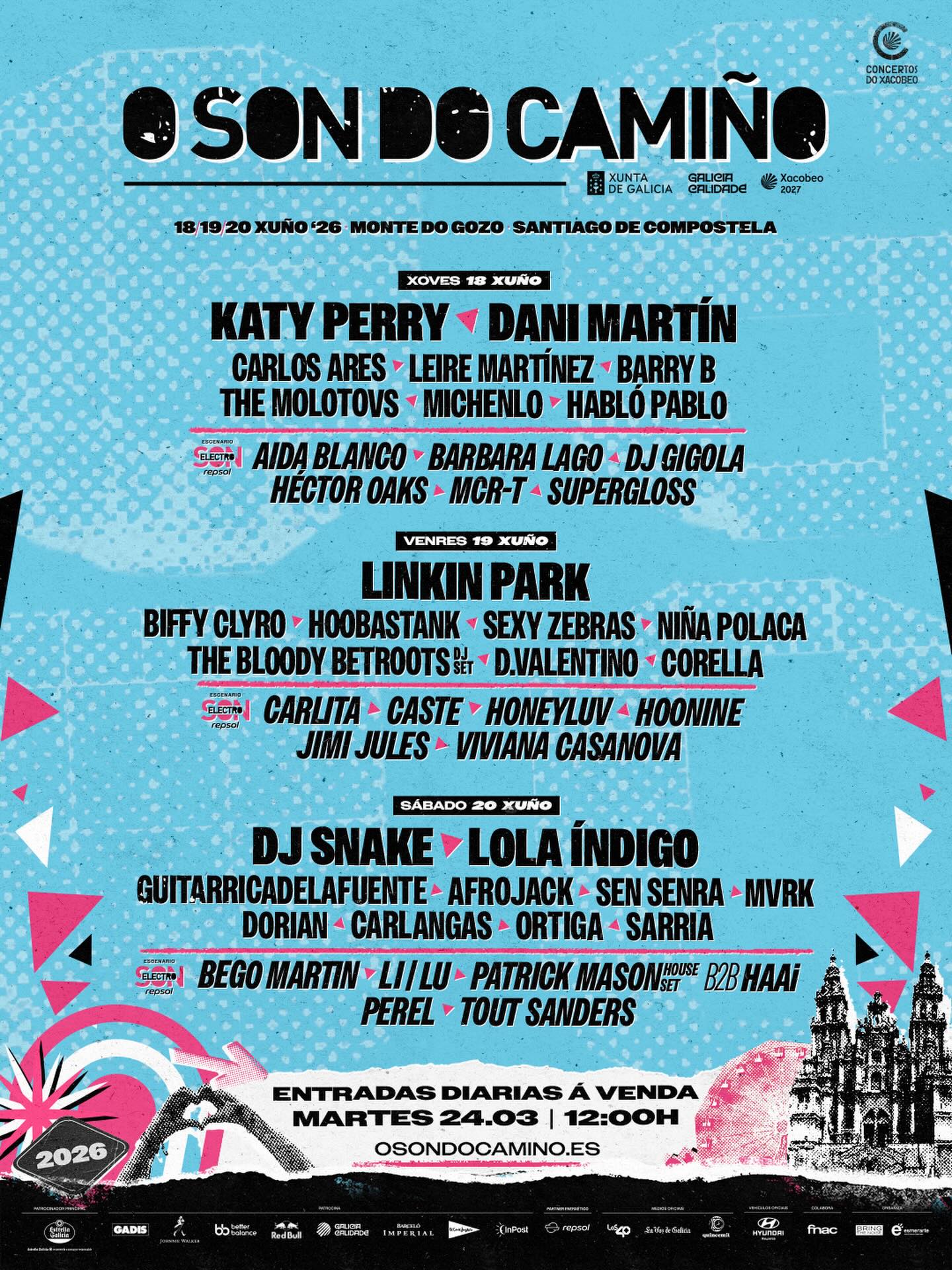 Cartel completo de O Son do Camiño 2026